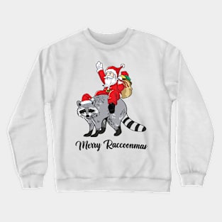 Merry Raccoonmas Crewneck Sweatshirt